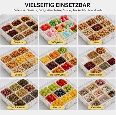Snackbox Mit 9 Fächern