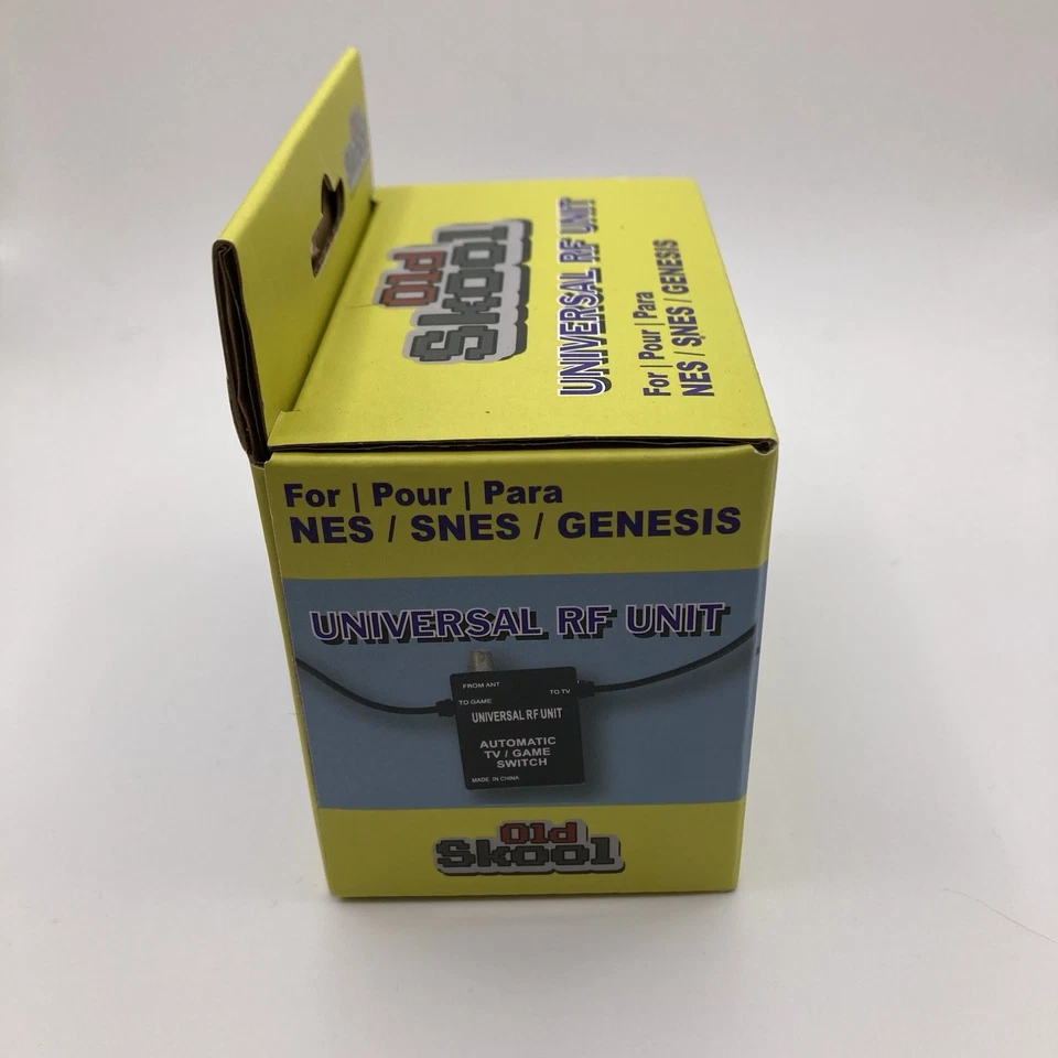 Old Skool Universal RF Unit For Nintendo NES SNES And Sega Genesis NEW IN BOX - Image 2 of 4