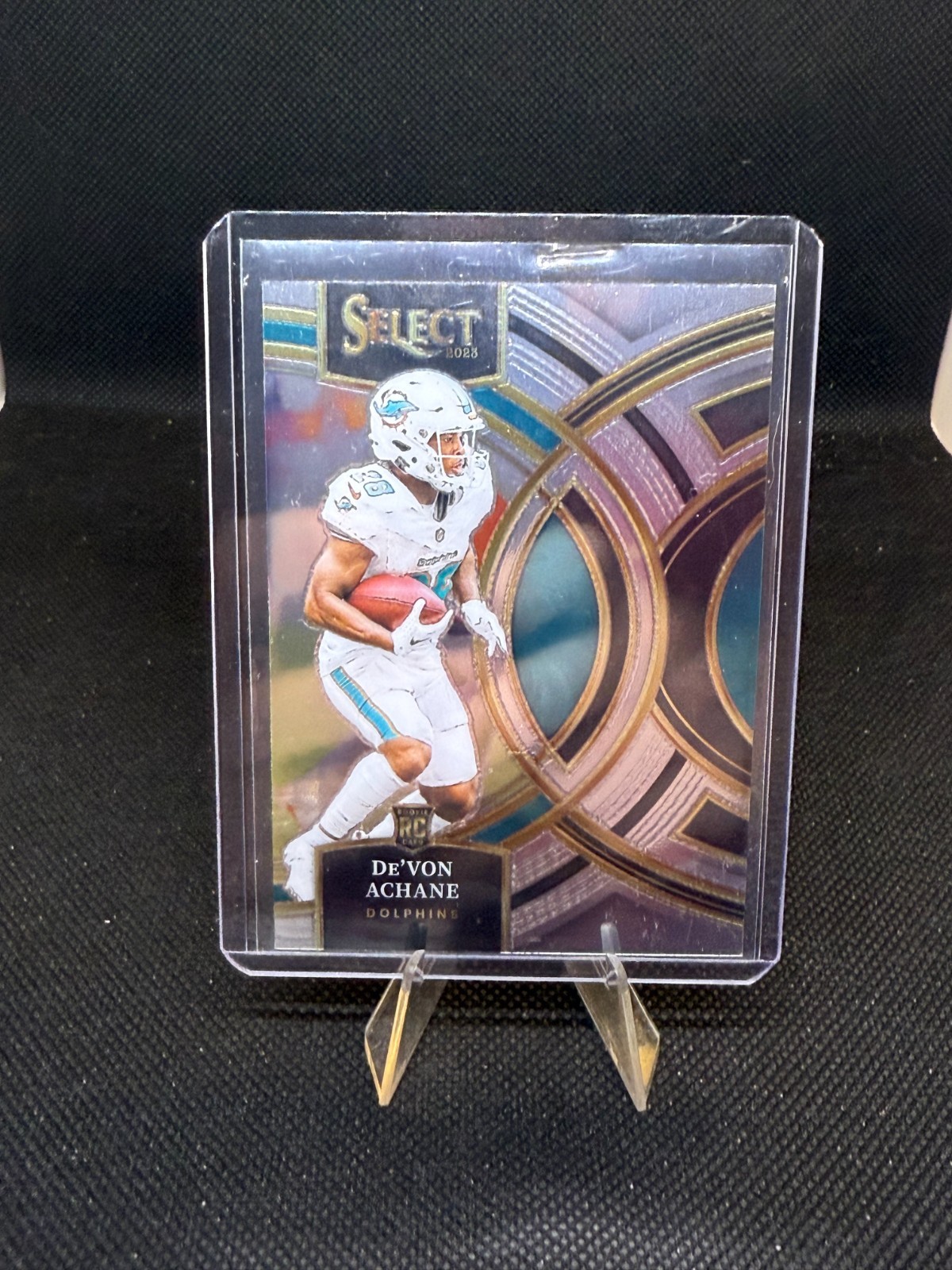 2023 Panini Select Football #176- De'Von Achane Premier RC