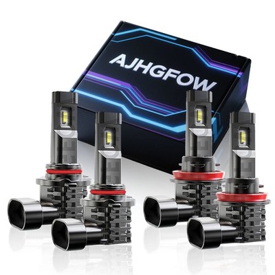 For Ford F 150 XL Crew Cab Pickup 2019-2023 White LED Headlight Hi-Low Bulbs Kit
