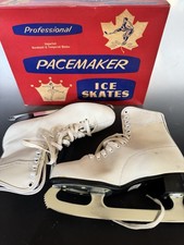 VTG Pacemaker Pro White Figure Ice Skates 7 T...