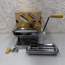 MARCATO Atlas Mod 150 Pasta Noodle Maker Machine Vintage With Box Made In Italy