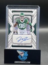 2024 National Treasures Leonard Taylor III Jersey Number #/96 Auto Rookie #104