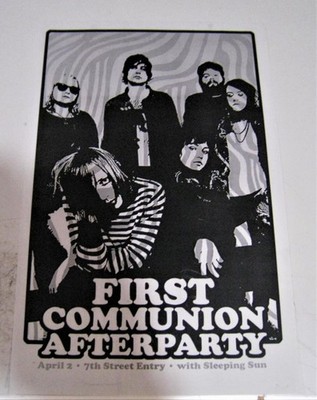 Erstkommunion Poster Konzert Afterparty SLEEPING SUN Original