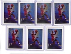 (7) Lot 1990-91 NBA Hoops Michael Jordan Art Card Team Checklist #358 Bulls