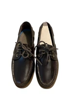 Sperry Top-Sider A/O Authentic Original 2 Eye Brown Color Boat Shoe Men's size 9