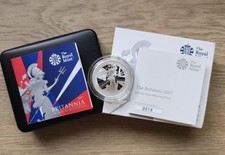 2017 The Britannia 1 oz .999 Silver Proof £2 Coin Boxed + COA - Serial Number 19