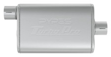 Pypes Performance Exhaust  Mvt13  Turbo Pro Muffler 2 5in Offset In Center