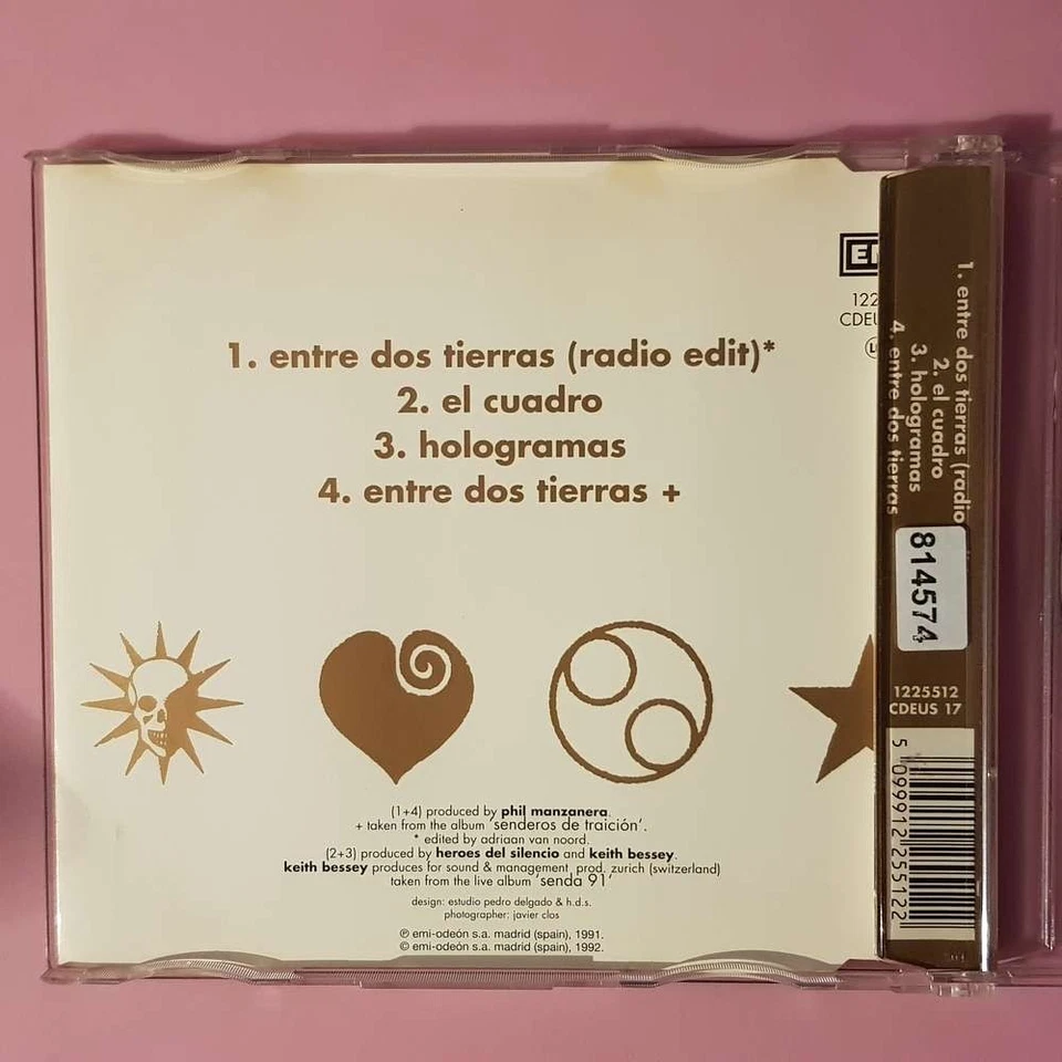 HEROES DEL SILENCIO Entre Dos Tias EX/EX (MCD) - Bild 2 von 3