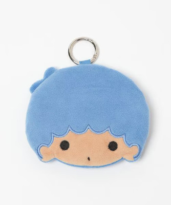 Sanrio x LOWRYS FARM Kiki/Little Twin Stars Face Pouch ''Strawberry News'' JP LTD