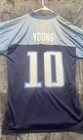 Vintage Tennessee Titans Vince Young #10 Reebok NFL Football Jersey Mens M Blue