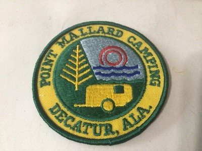 Point Mallard Camping Decatur, Ala. Patch, 4'' Diameter,  Unused