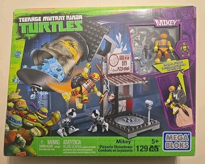 NEW Mega Bloks TMNT Teenage Mutant Ninja Turtles Mikey Pizzeria Showdown 129 pcs