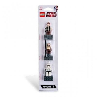 852845 STAR WARS MAGNETS 3 pack Han Solo Paploo Ewok Scout Trooper