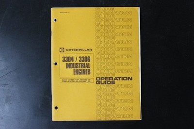 Caterpillar 3304 3306 Industrial Engines Operation Guide Manual SEBU5446-01 1979