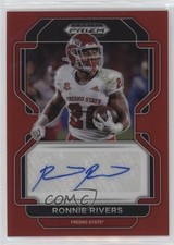 2023 Panini Prizm Draft Picks 2022 Update Red 167/199 Ronnie Rivers Auto 0eo6