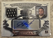 Antonio Pittman 2007 Sterling Rookie Jersey Auto Card #BSRRA-AP. rookie card picture