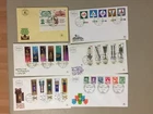 Six Israel fdc with multiple stamps(b)