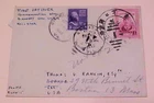 CHINA  FDC SHANGHAI WITH US STAMP FORWARDED SIARTA  ILLINOIS UNRRA