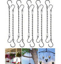 Hanging Chains With Hook Decorative Metal Hanging Basket Adjustable Plant Chain