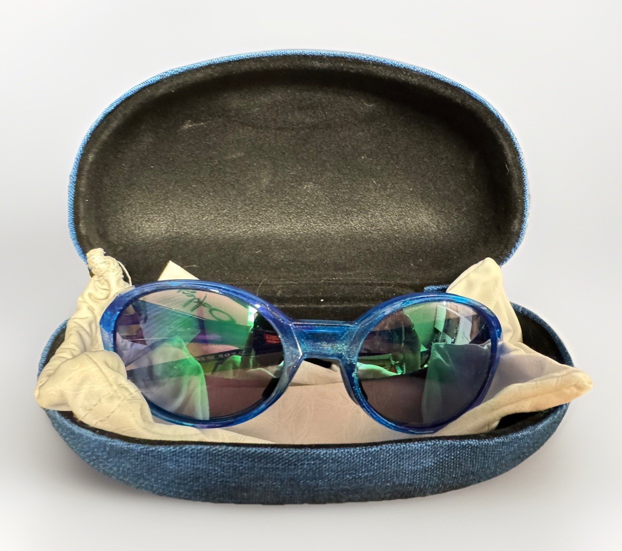 Oakley Eye Jacket Redux Wrap Sunglasses Shift Spin Frames Prizm Jade Lenses RARE image 8