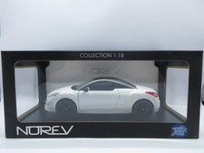 1/18 Norev Peugeot RCZ Early Model White Matte Black Wheel Minicar