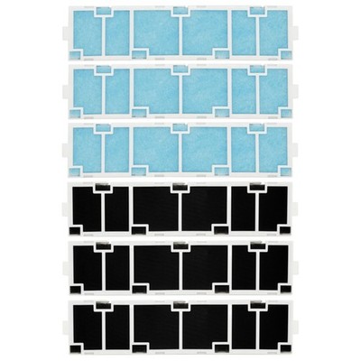 6 Pack MAC-2330FT-E MAC-3000FT-E Filter Bundle for Mitsubishi Electric MAC-2330F
