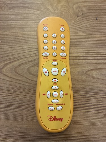 Disney Winnie The Pooh Dvd Player Remote Control  DVD2050-RWP Untested