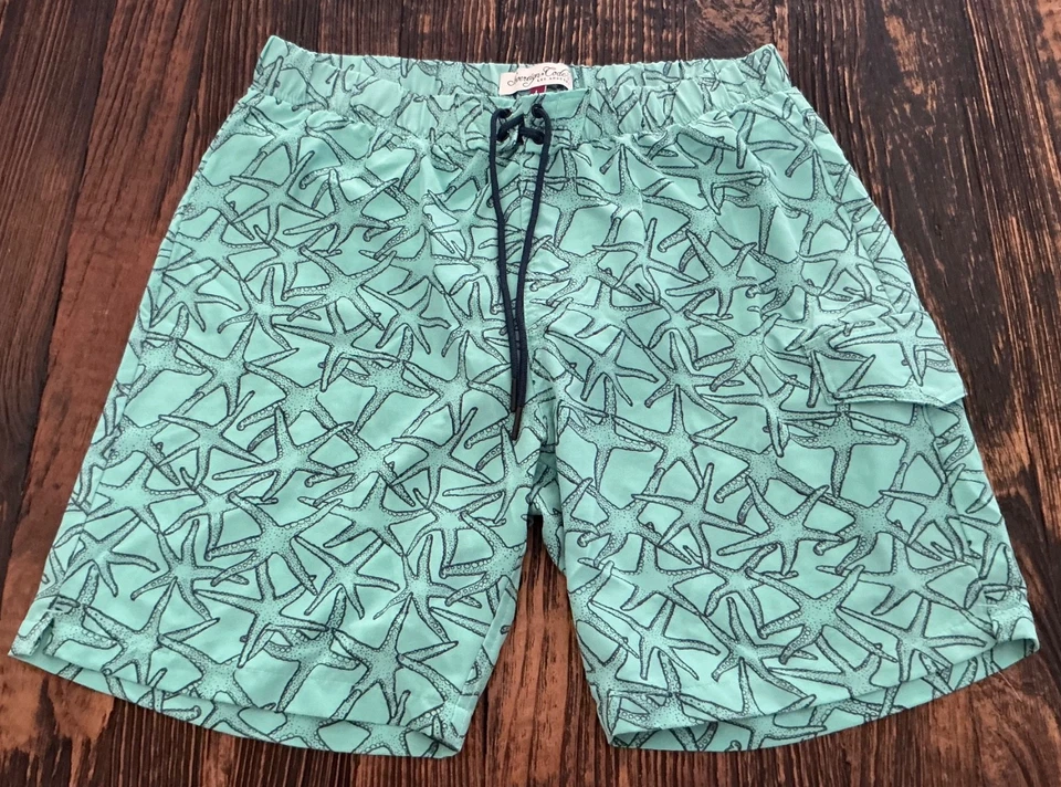Sovereign Code Los Angeles Men's Shorts Sz.L Cannonball S/032, Starfish Print - Image 2 of 4