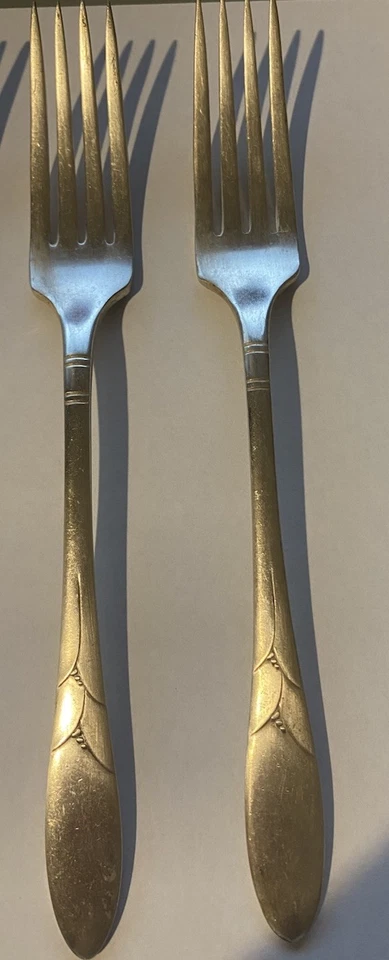 Oneida Community LADY HAMILTON Dinner Fork Silverplate 1932 Flatware - Set of 6 - Image 2 of 4
