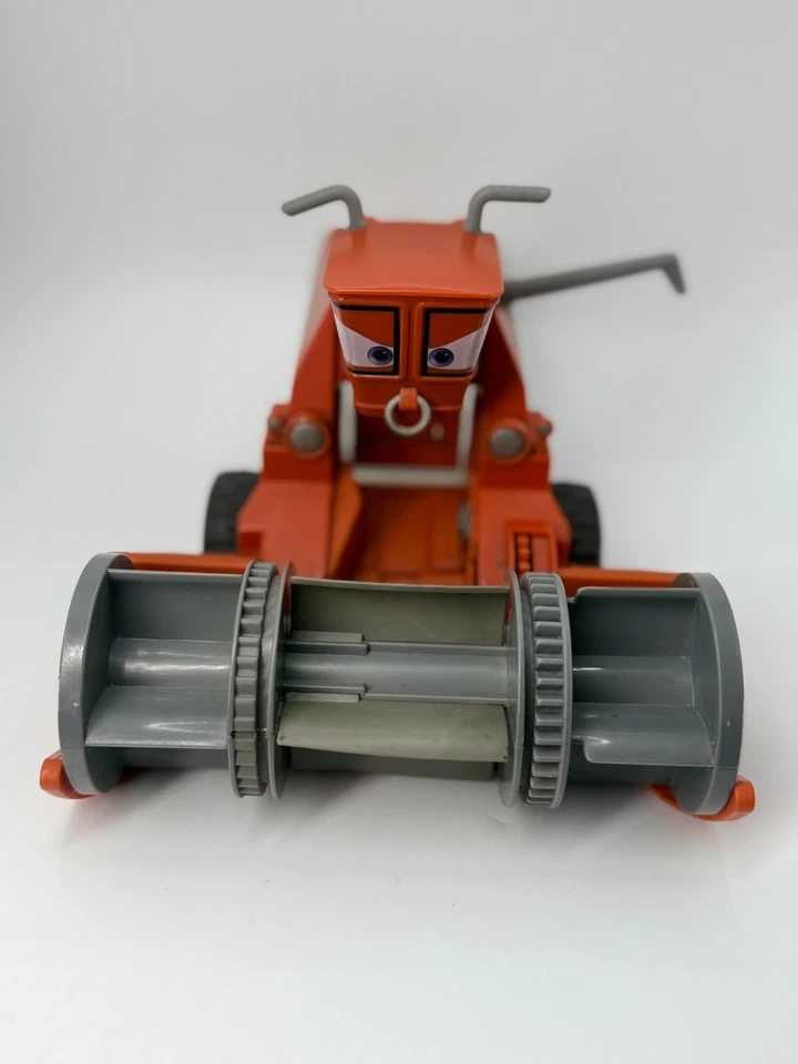 Disney Pixar Cars Chase & Change Frank The Combine Tractor 2015 with Bin - Image 2 of 4