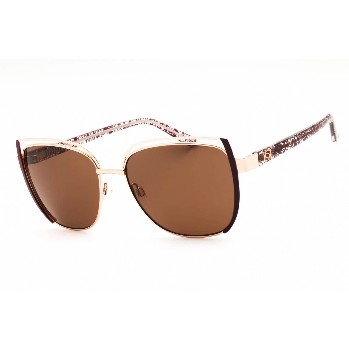 Bebe Women’s Oversized Square Sunglasses – Tortoiseshell Brown –  (NWT) bebe BB7228 Sunglasses Women Tortoise Square 57mm New 100  main image 3