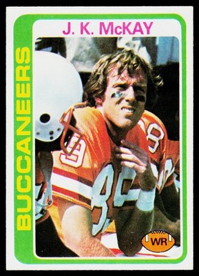 J.K. McKay, 1978 Topps, #246, Tampa Bay Buccaneers,