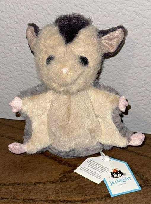 Jellycat Lolly Sugar Glider Plush Stuffed Animal AUTHENTIC NWT