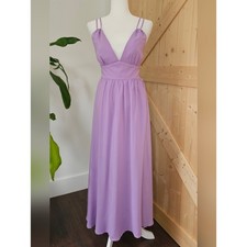 BB DAKOTA by Steve Madden Women's Light Lavender Maxi Dress. Size S
