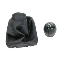 Schaltknauf Schaltknopf FüR Opel Astra G 1998-2005 5 Gang Kunstleder Schwarz