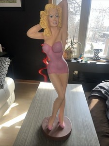 RARE JANTZEN SWIMSUIT Woman SEXY Swimwear Counter Statue Display NICE BEAUTY