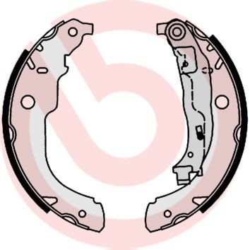 Brembo S 61 528 Bremsbackensatz FüR CitroËN DS Peugeot-image