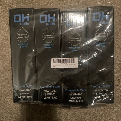 4 New Sealed OH Fulls Water Filter OHRF07 Compatible MIWF6200 SJWF200 MIWFT2100