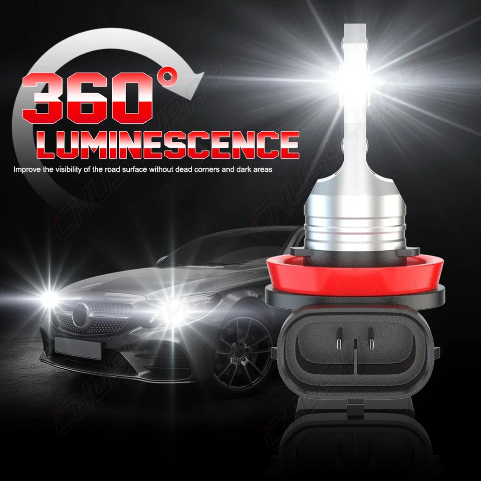 For ford Fusion 2018 2019-2020 LED Headlight Bulbs High&Low Beam Combo Kit - Image 3 of 4