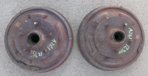 1946 1947 1948 Ford FRONT BRAKE DRUMS HUBS Original pair 1940 1941 1942 Mercury