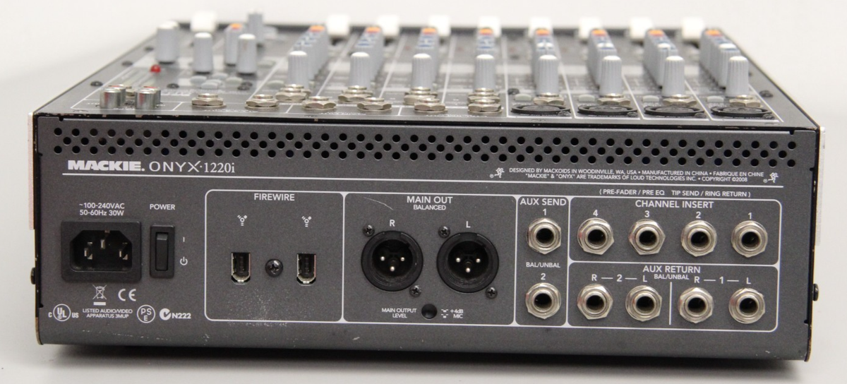 Mackie Onyx 1220i Premium Firewire 12 Channel Recording Mixer | eBay
