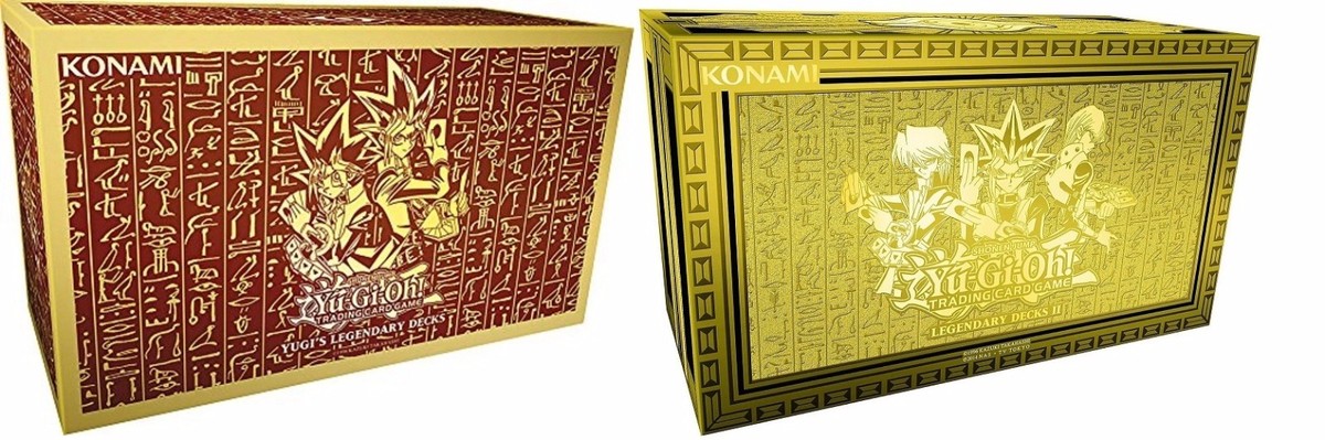 Set of 2 KING OF GAMES YUGI'S LEGENDARY DECKS 1st + 2nd 1,2 Set of 2 KING OF GAMES YUGI'S LEGENDARY DECKS 1st + 2nd 1,2