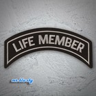 Large Life Member Silver Patch Harley Davidson Owners Group HOG