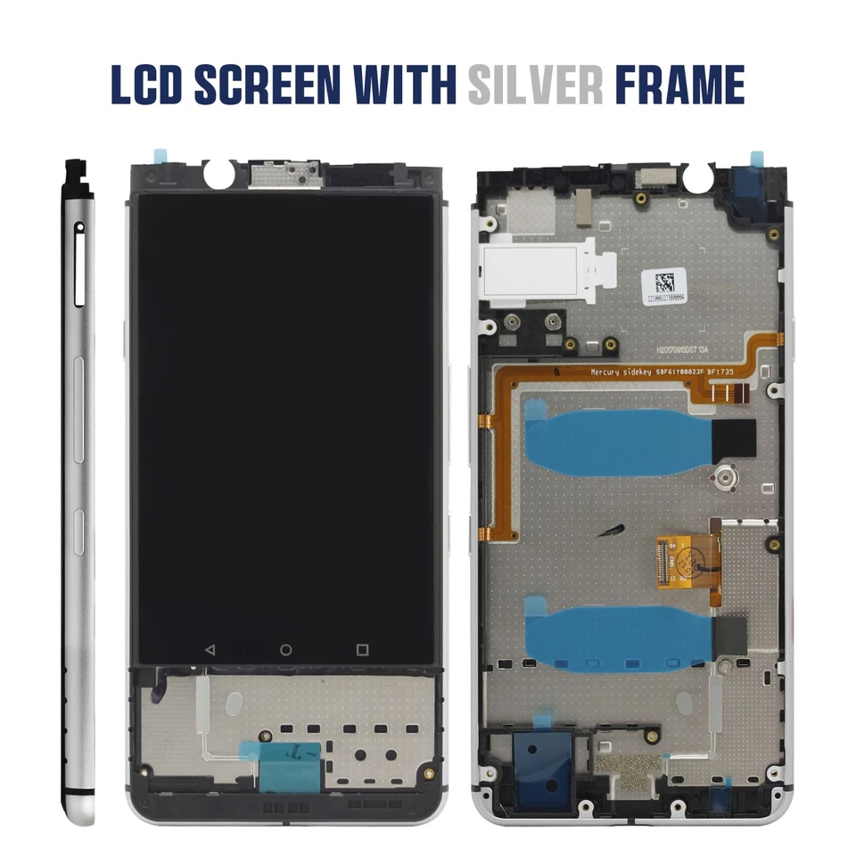 Digitalizador de pantalla táctil con marco/pantalla LCD OEM para Blackberry Keyone BBB100 EE. UU. Foto 3 de 4