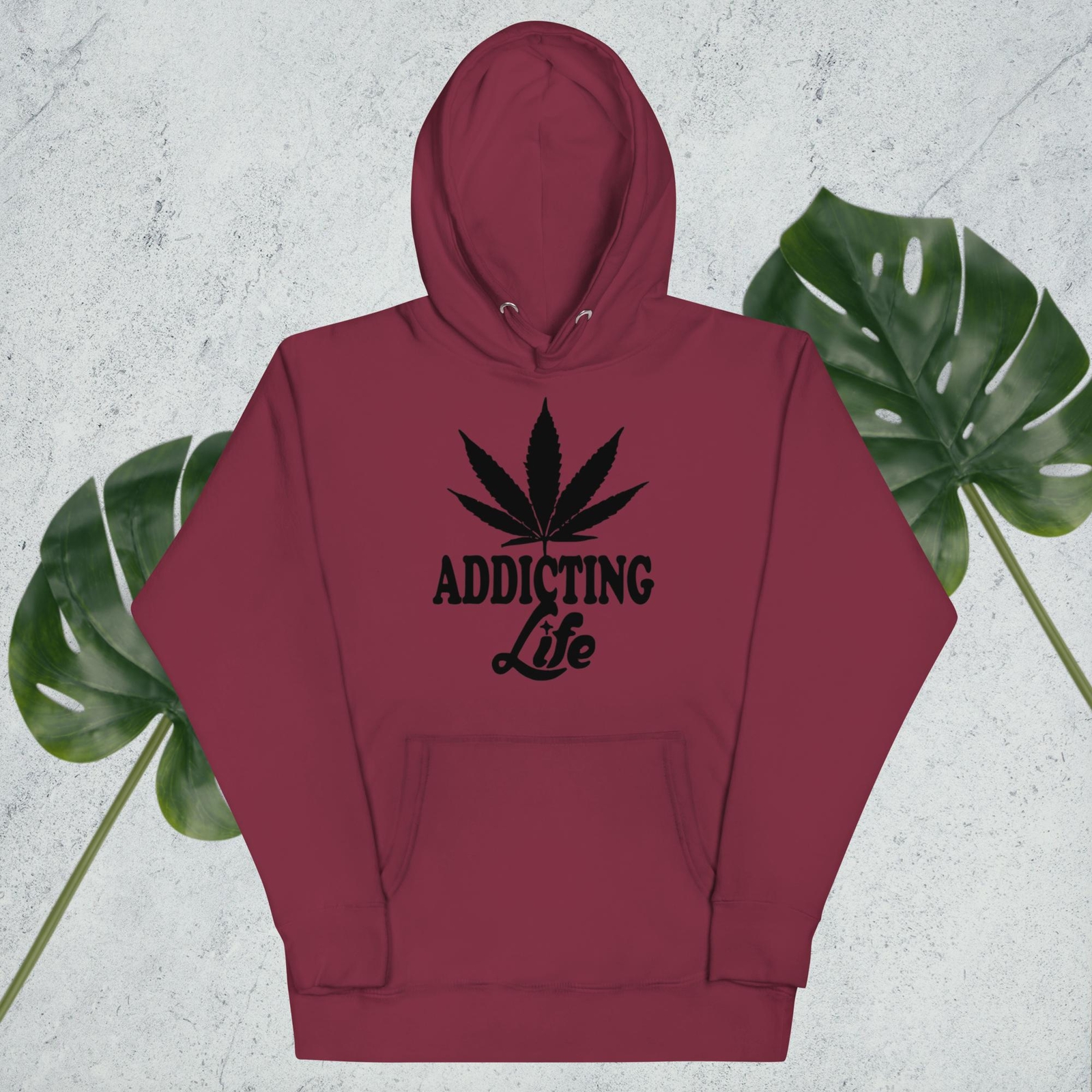 Weed Leaf Addicting Life - Unisex Hoodie