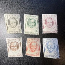 1946 Netherlands Sc. B164-69 MNH Complete Set Princesses