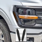 For 2024-2026 Ford F-150 Side Marker Headlight Tint Overlay Vinyl Decals PreCut