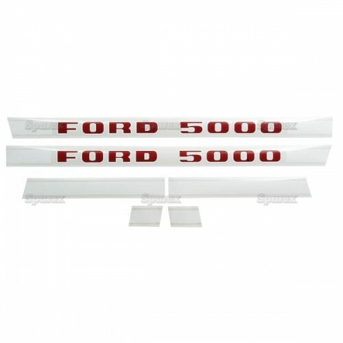 Décalques Ford 5000 autocollants transparents haute résistance pour tracteur ancien
