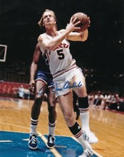 TOM VAN ARSDALE  PHILADELPHIA 76ERS   ACTION SIGNED 8x10